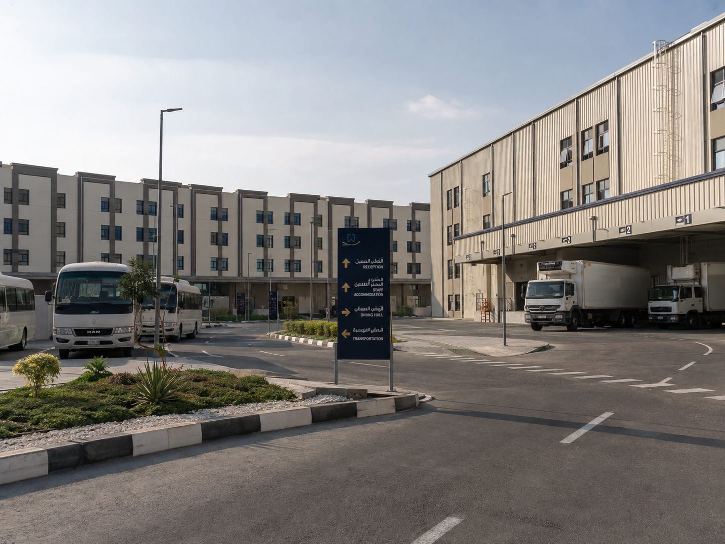 Logistics workforce accommodation