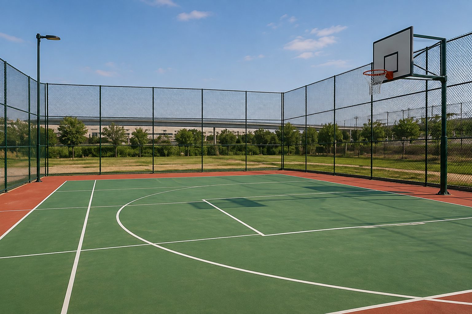 Outdoor sports court
